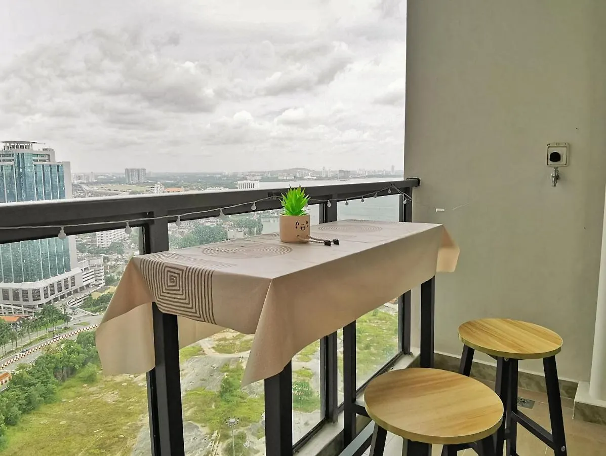 Apartment Minimalism Geometric Style 1Bedroom R&F Mall Johor Bahru